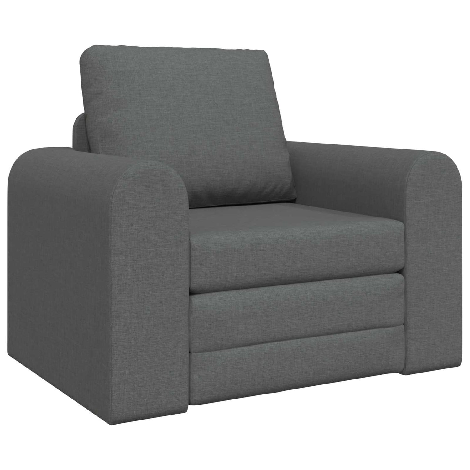 Sammenleggbar Sofa Seng Mørkegrå 98 X 71 X 83 Cm Stoff