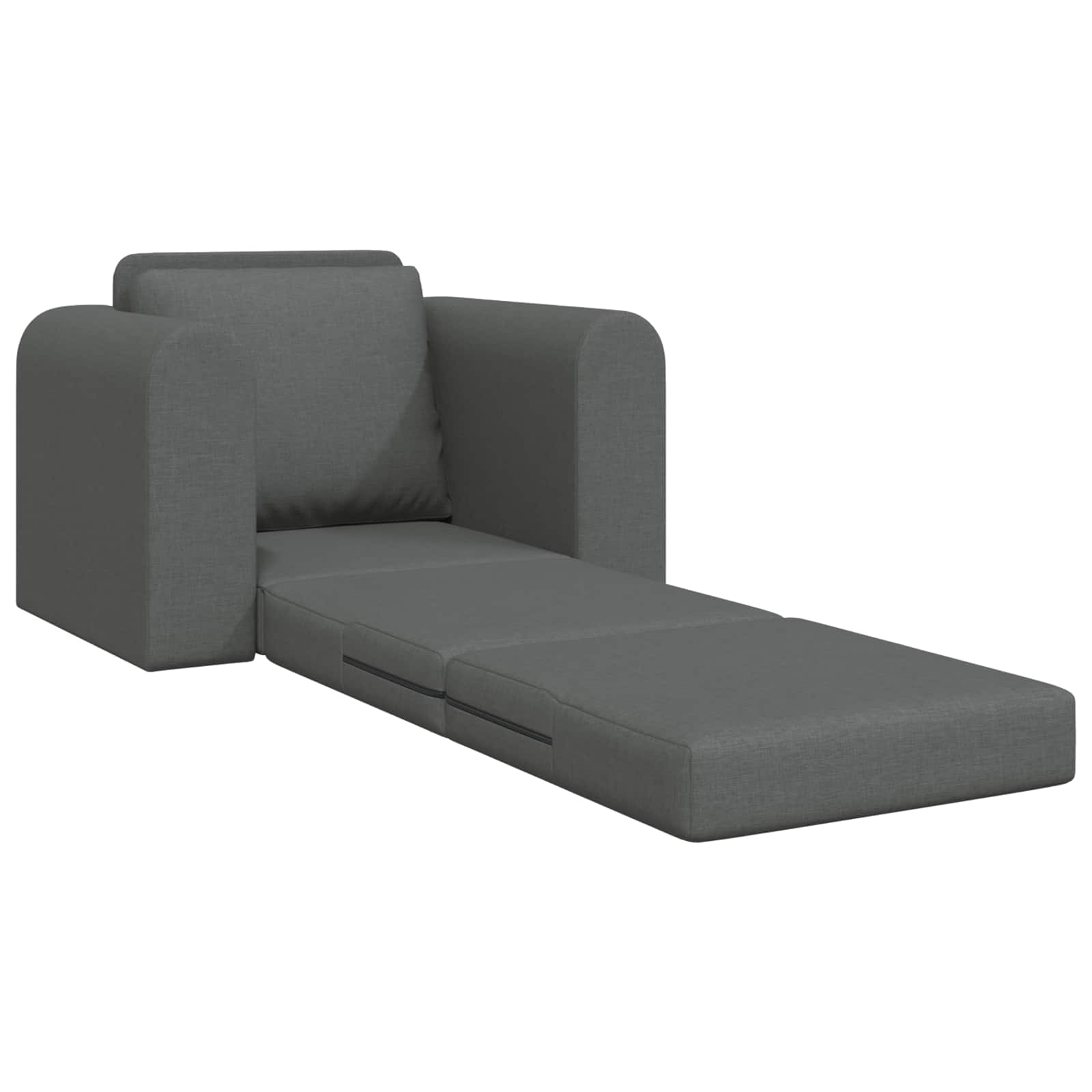 Sammenleggbar Sofa Seng Mørkegrå 98 X 71 X 83 Cm Stoff