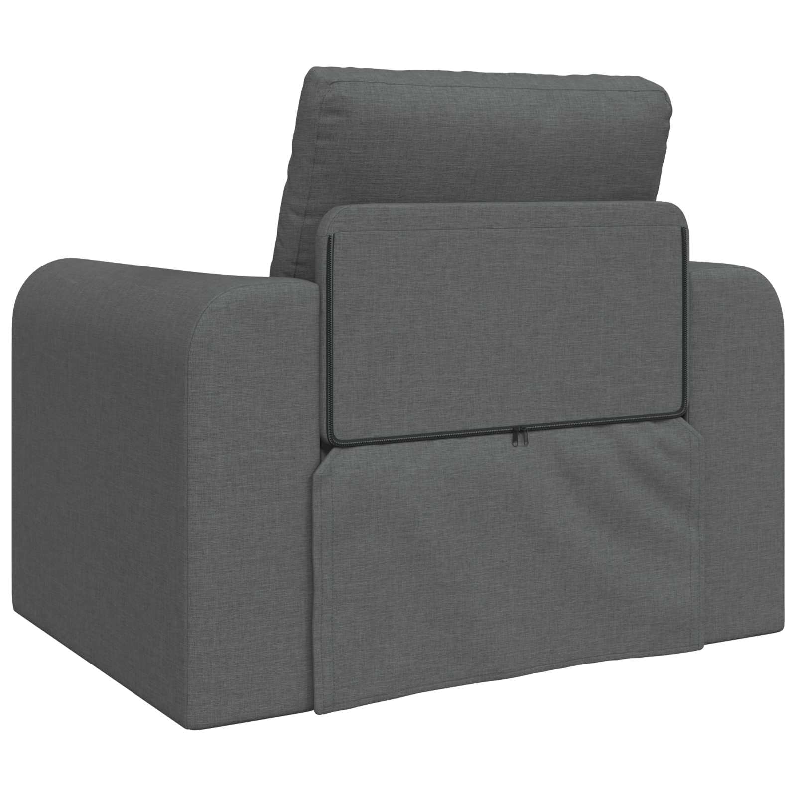 Sammenleggbar Sofa Seng Mørkegrå 98 X 71 X 83 Cm Stoff