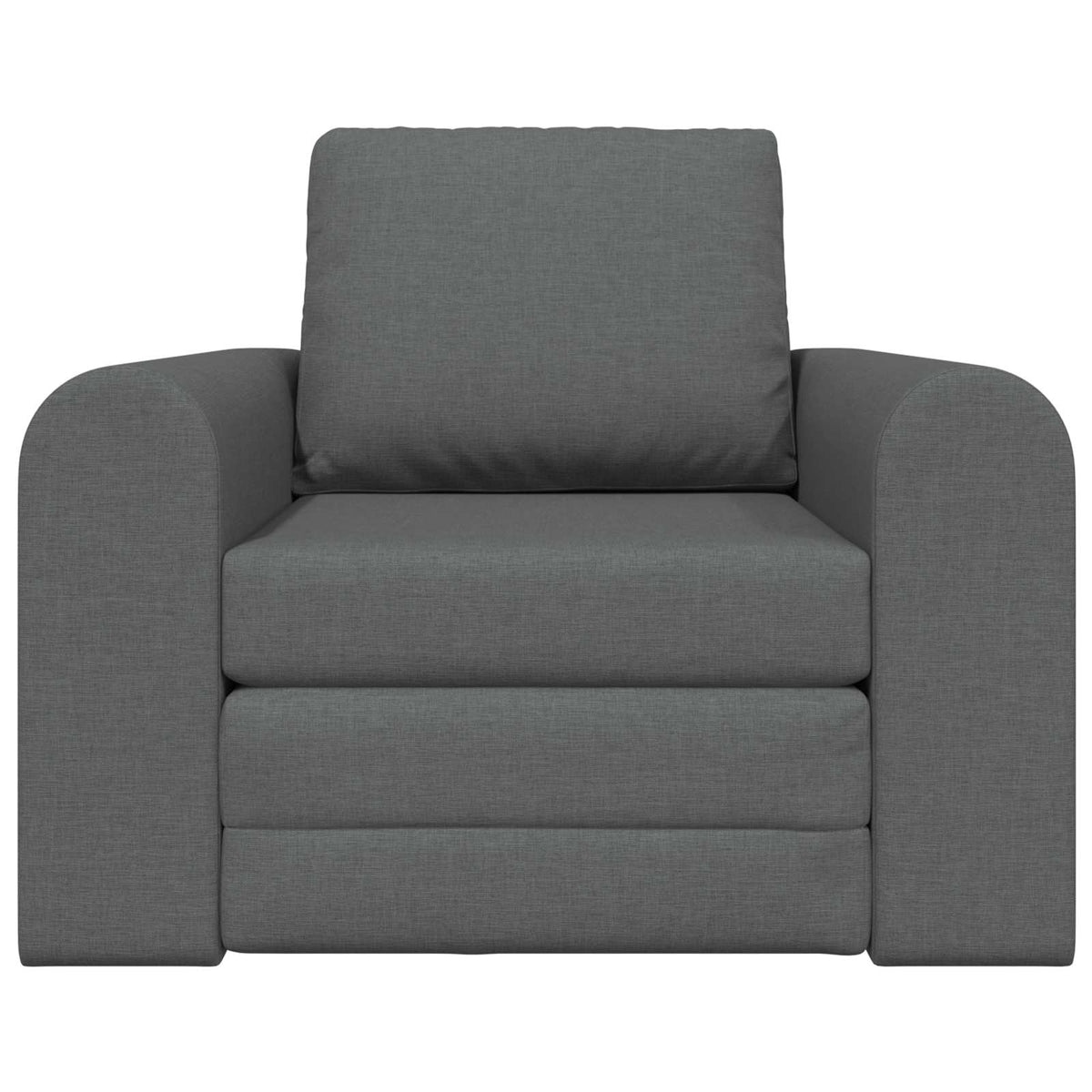 Sammenleggbar Sofa Seng Mørkegrå 98 X 71 X 83 Cm Stoff