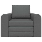 Sammenleggbar Sofa Seng Mørkegrå 98 X 71 X 83 Cm Stoff