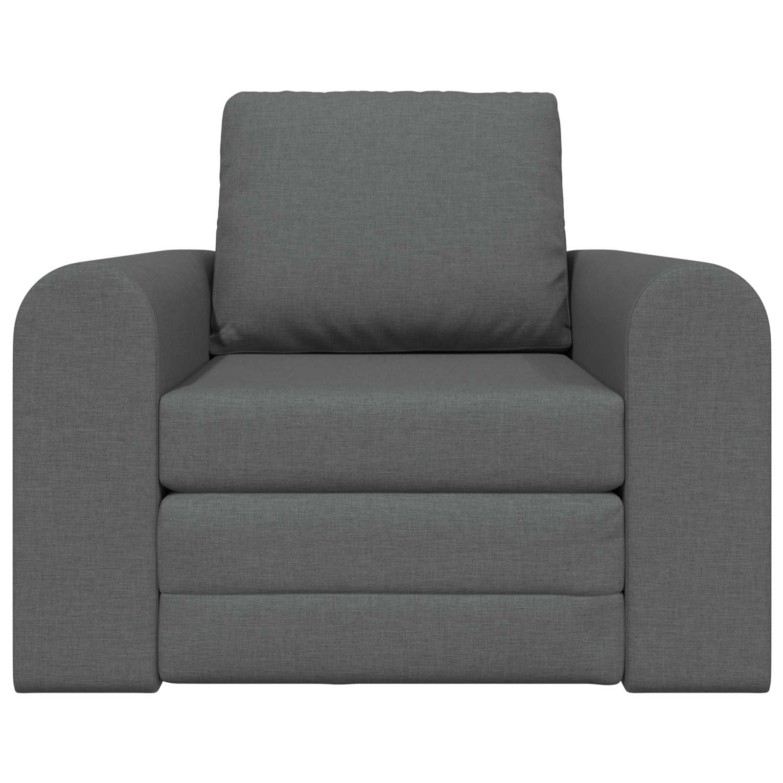 Sammenleggbar Sofa Seng Mørkegrå 98 X 71 X 83 Cm Stoff