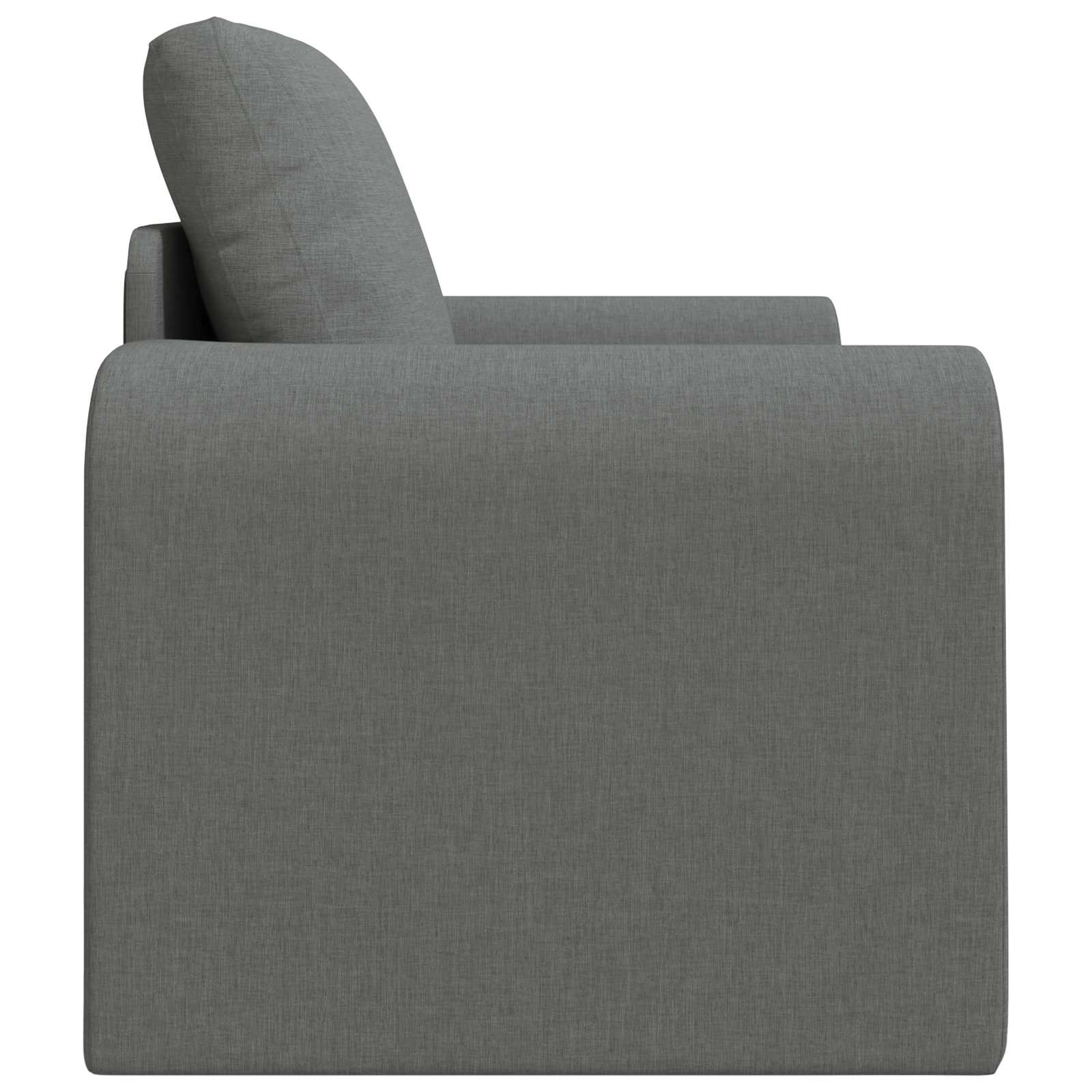 Sammenleggbar Sofa Seng Mørkegrå 98 X 71 X 83 Cm Stoff