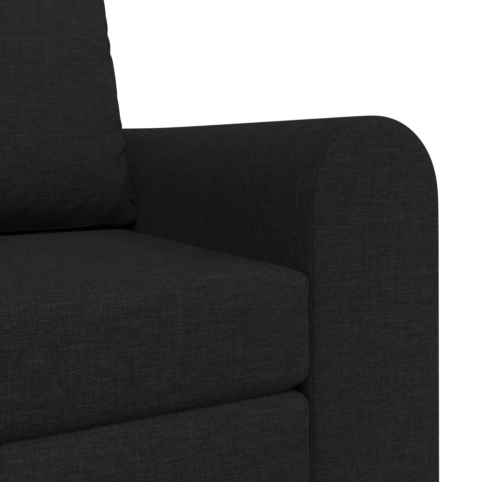 Sammenleggbar Sofa Seng Svart 98 X 71 X 83 Cm Stoff