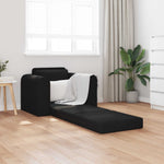 Sammenleggbar Sofa Seng Svart 98 X 71 X 83 Cm Stoff