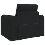 Sammenleggbar Sofa Seng Svart 98 X 71 X 83 Cm Stoff