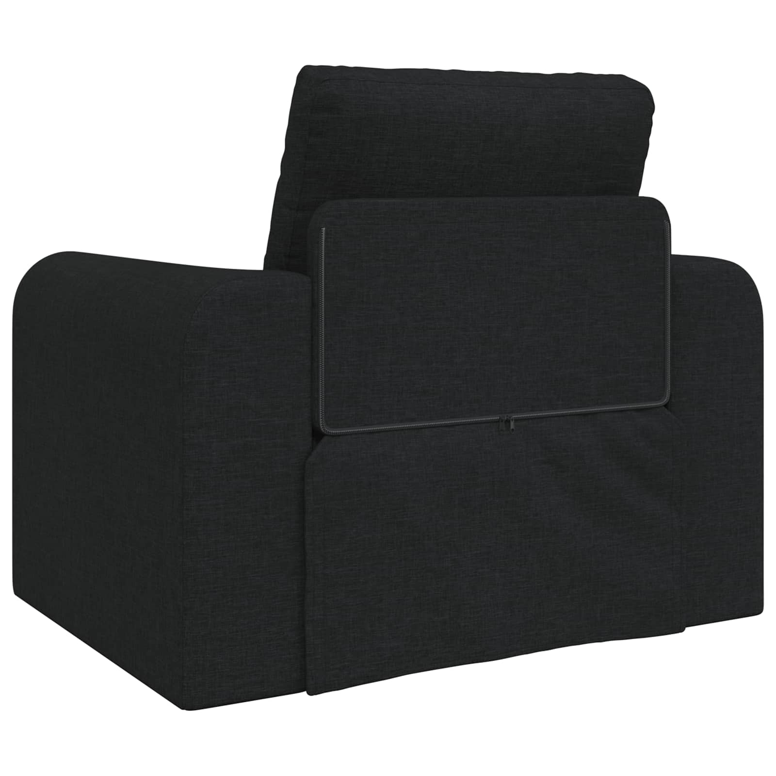 Sammenleggbar Sofa Seng Svart 98 X 71 X 83 Cm Stoff