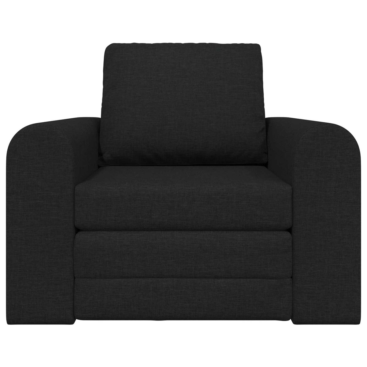 Sammenleggbar Sofa Seng Svart 98 X 71 X 83 Cm Stoff