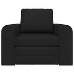 Sammenleggbar Sofa Seng Svart 98 X 71 X 83 Cm Stoff