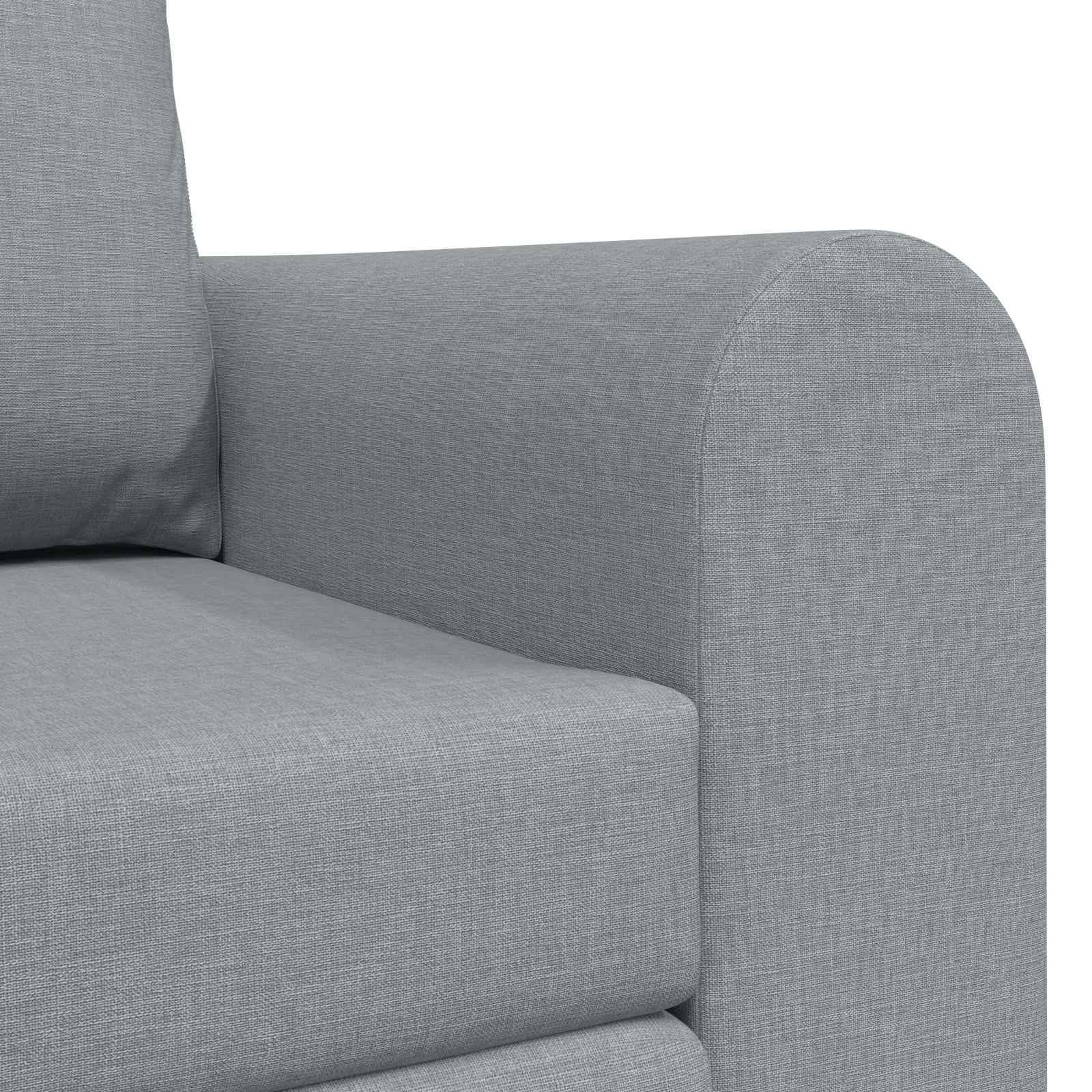 Sammenleggbar Sofa Seng Lysegrå 148 X 71 X 83 Cm Stoff
