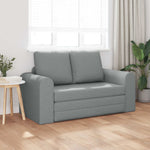 Sammenleggbar Sofa Seng Lysegrå 148 X 71 X 83 Cm Stoff