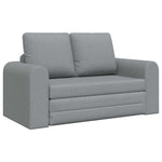 Sammenleggbar Sofa Seng Lysegrå 148 X 71 X 83 Cm Stoff
