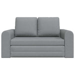 Sammenleggbar Sofa Seng Lysegrå 148 X 71 X 83 Cm Stoff