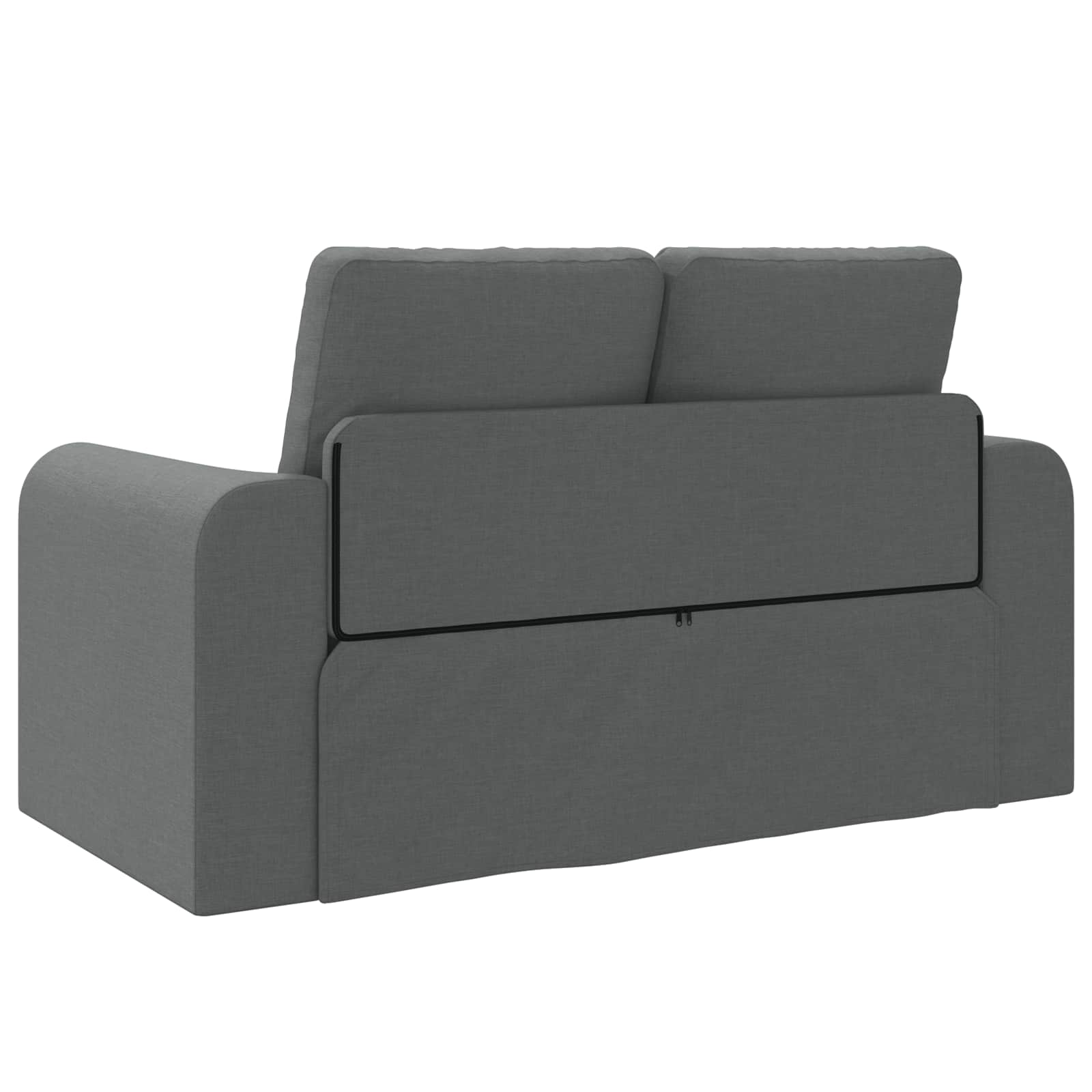 Sammenleggbar Sofa Seng Mørkegrå 148 X 71 X 83 Cm Stoff