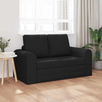 Sammenleggbar Sofa Seng Svart 148 X 71 X 83 Cm Stoff