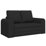 Sammenleggbar Sofa Seng Svart 148 X 71 X 83 Cm Stoff