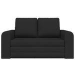 Sammenleggbar Sofa Seng Svart 148 X 71 X 83 Cm Stoff