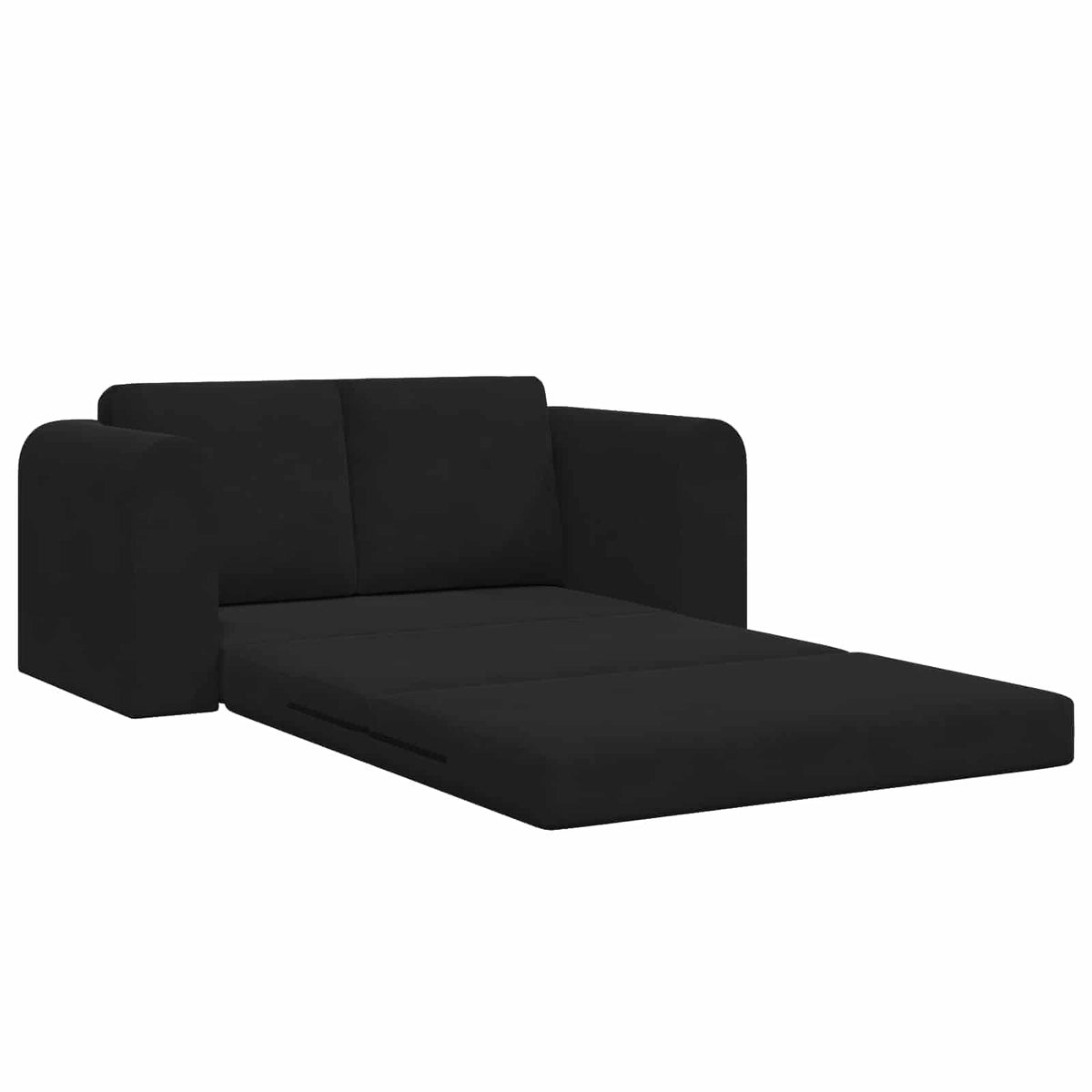 Sammenleggbar Sofa Seng Svart 148 X 71 X 83 Cm Fløyel