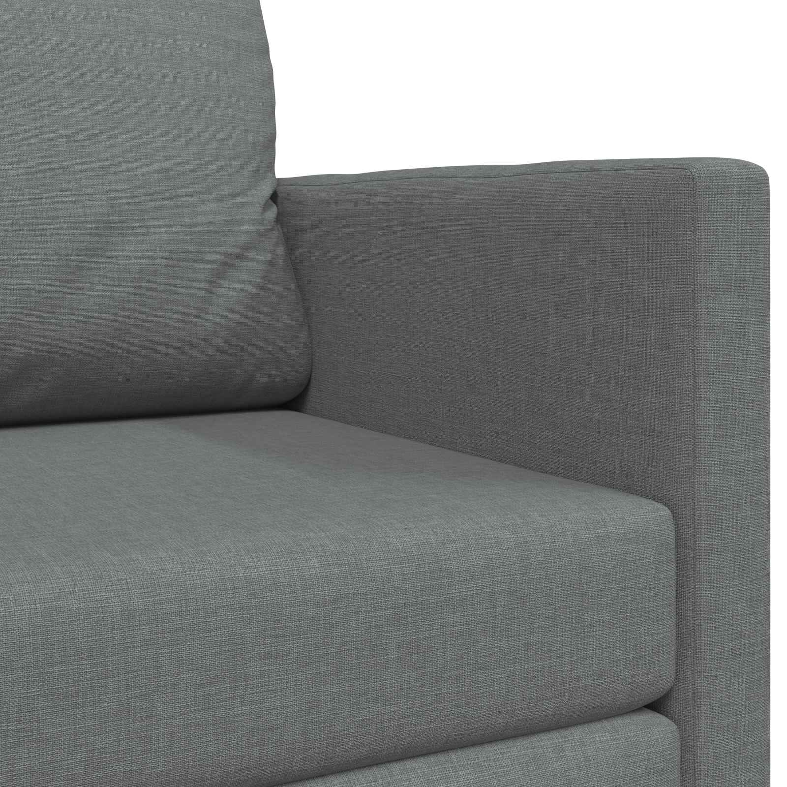 Sammenleggbar Sofa Seng Mørkegrå 124 X 71 X 78 Cm Stoff