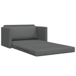 Sammenleggbar Sofa Seng Mørkegrå 124 X 71 X 78 Cm Stoff