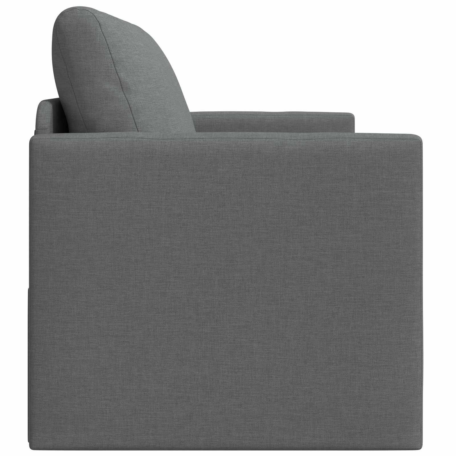 Sammenleggbar Sofa Seng Mørkegrå 124 X 71 X 78 Cm Stoff
