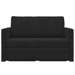 Sammenleggbar Sofa Seng Svart 124 X 71 X 78 Cm Fløyel