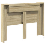 Hodegavlskap Med Led Med Hylle Sonoma 140 X 16,5 X 103,5 Cm
