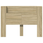 Hodegavlskap Med Led Med Hylle Sonoma 140 X 16,5 X 103,5 Cm
