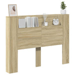 Hodegavlskap Med Led Med Hylle Sonoma 140 X 16,5 X 103,5 Cm