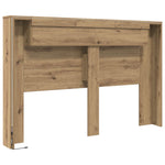 Hodegavlskap Med Led Artisan Eik 160 X 16,5 X 103,5 Cm