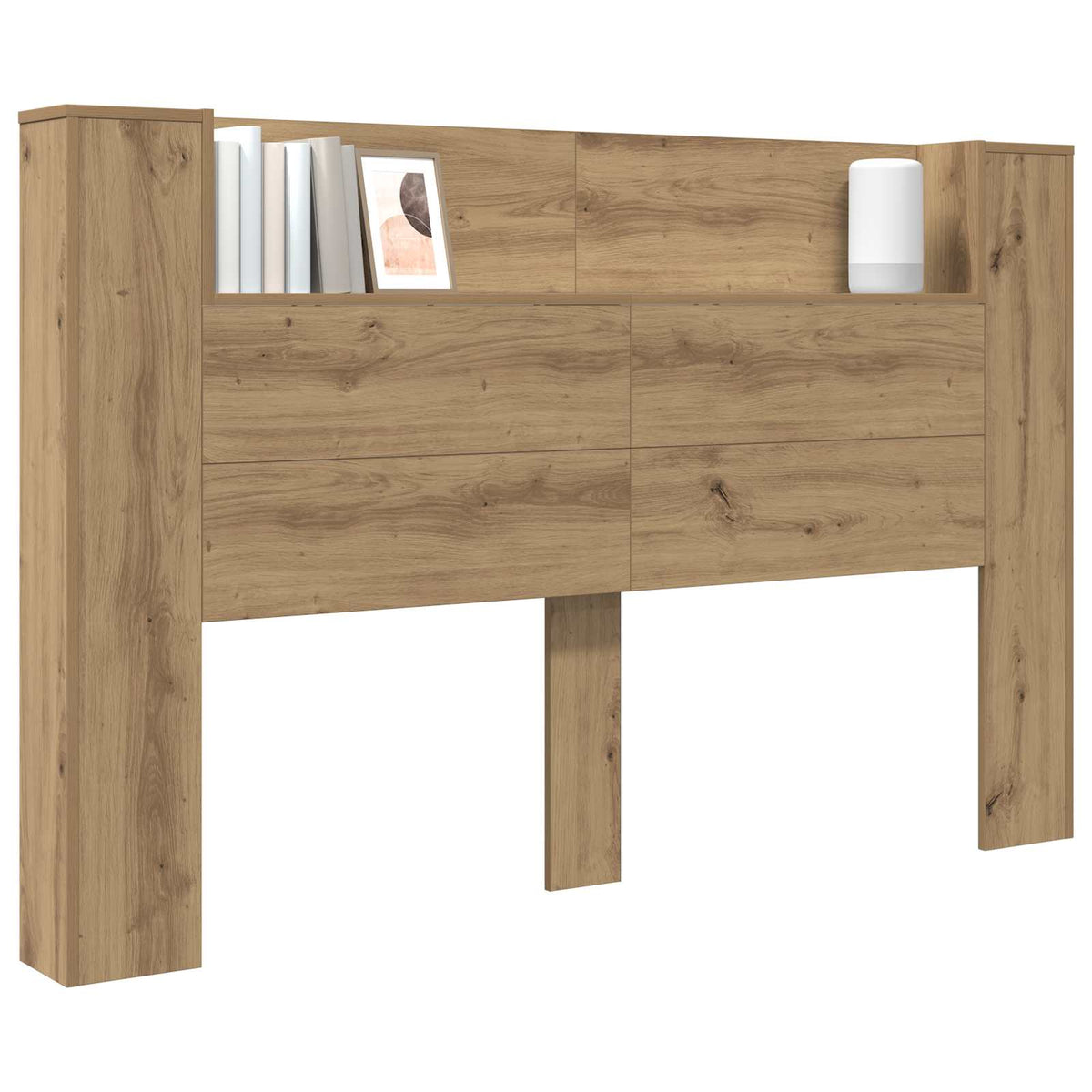 Hodegavlskap Med Led Artisan Eik 160 X 16,5 X 103,5 Cm
