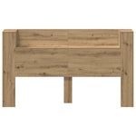 Hodegavlskap Med Led Kunstnerisk Eik 180 X 16,5 X 103,5 Cm