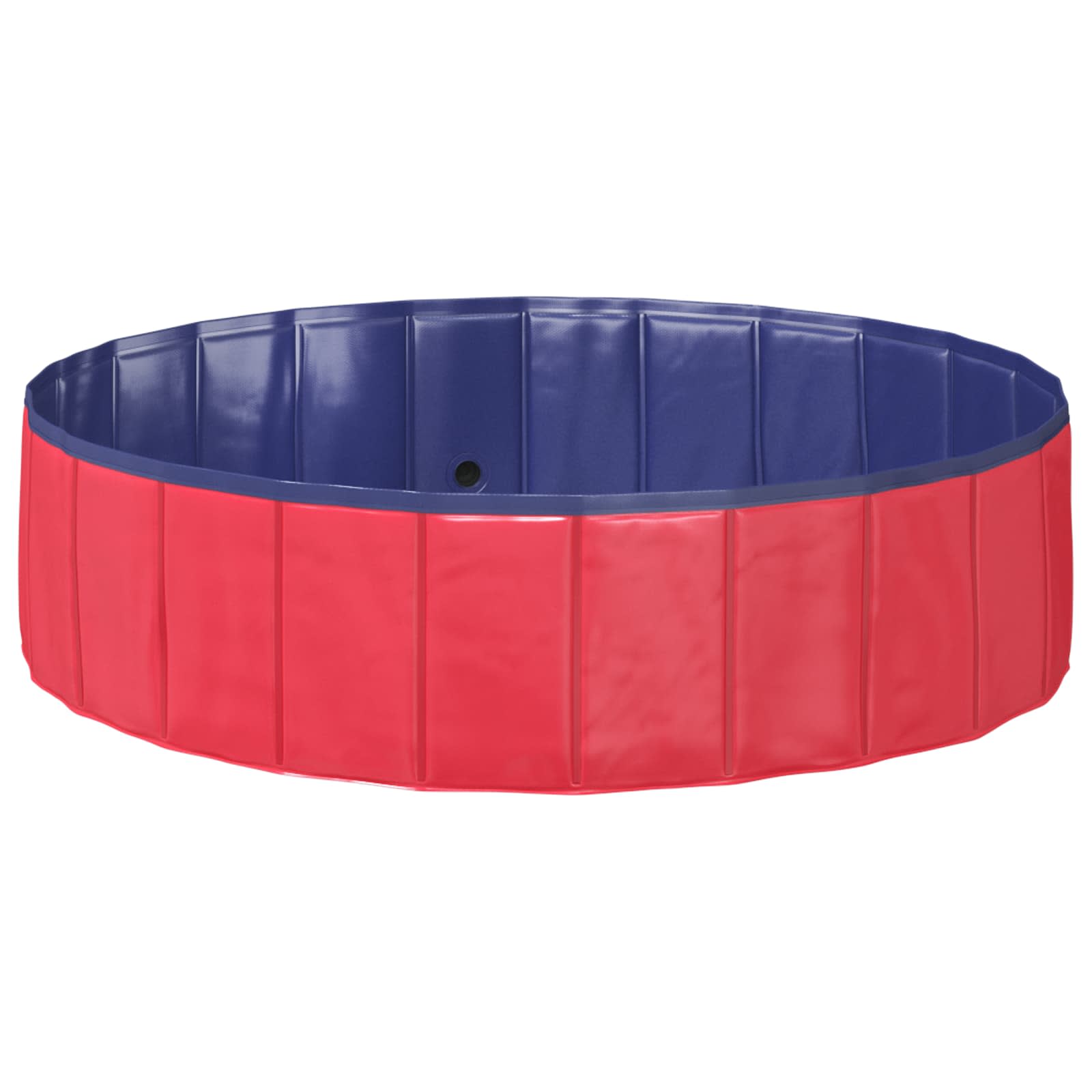 Sammenleggbar Hundebasseng Rød Og Blå 120 X 120 X 30 Cm Pvc