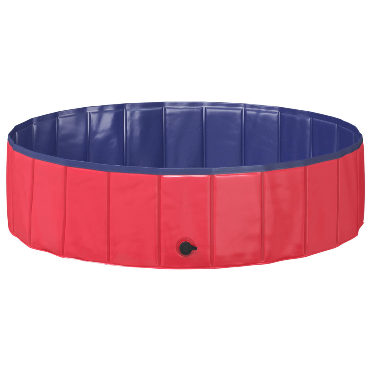 Sammenleggbar Hundebasseng Rød Og Blå 120 X 120 X 30 Cm Pvc
