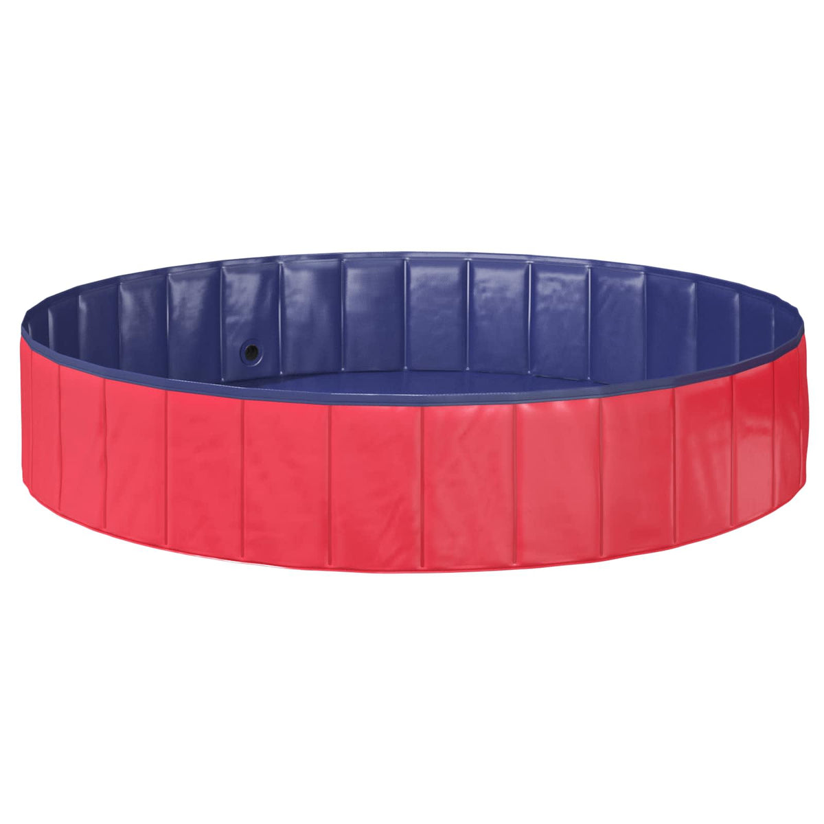 Sammenleggbar Hundebasseng Rød Og Blå Ø 160 X 30 Cm Pvc