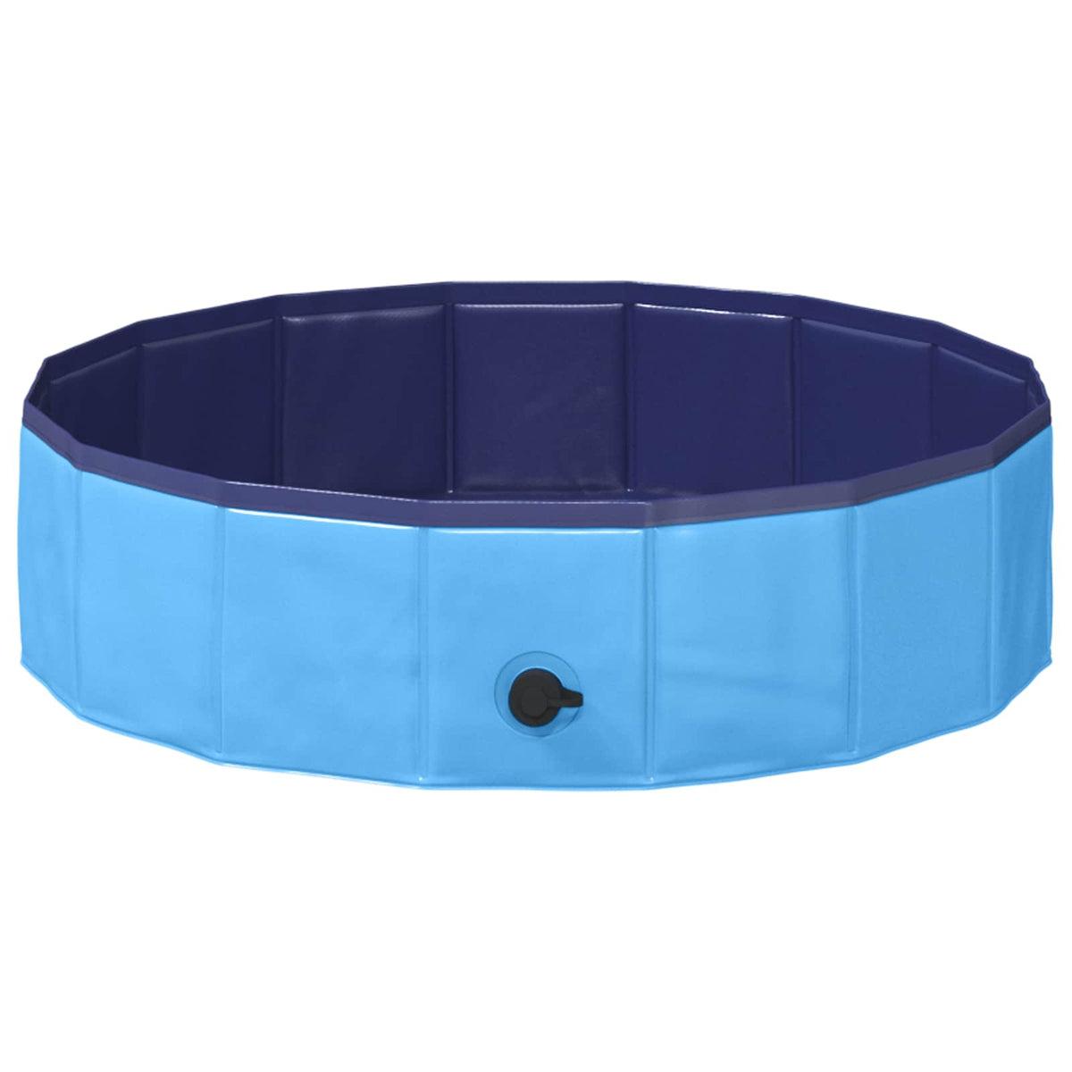 Sammenleggbar Hundebasseng Blå 80 X 80 X 12 Cm Pvc