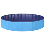 Sammenleggbar Hundebasseng Blå 160 X 160 X 30 Cm Pvc
