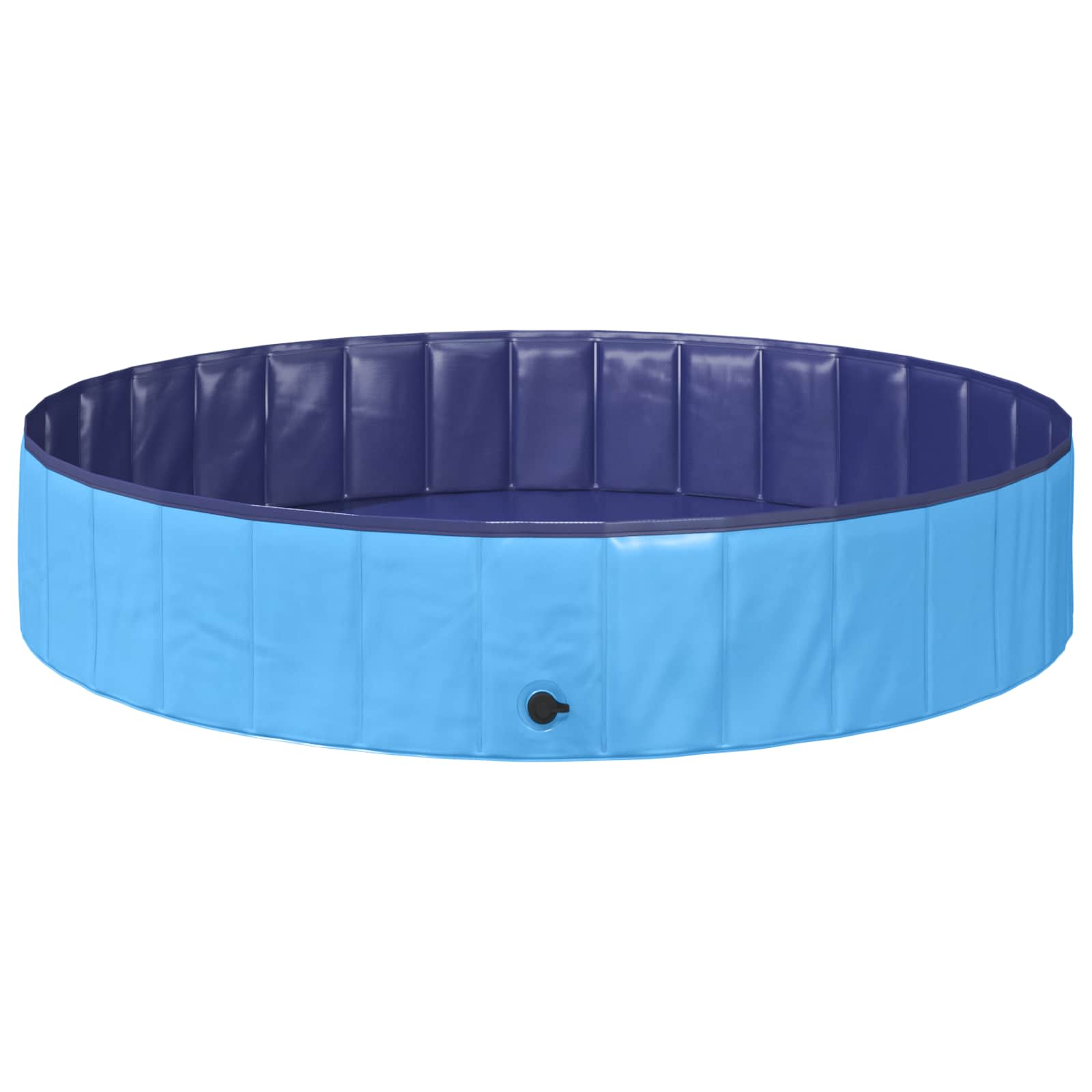 Sammenleggbar Hundebasseng Blå 160 X 160 X 30 Cm Pvc