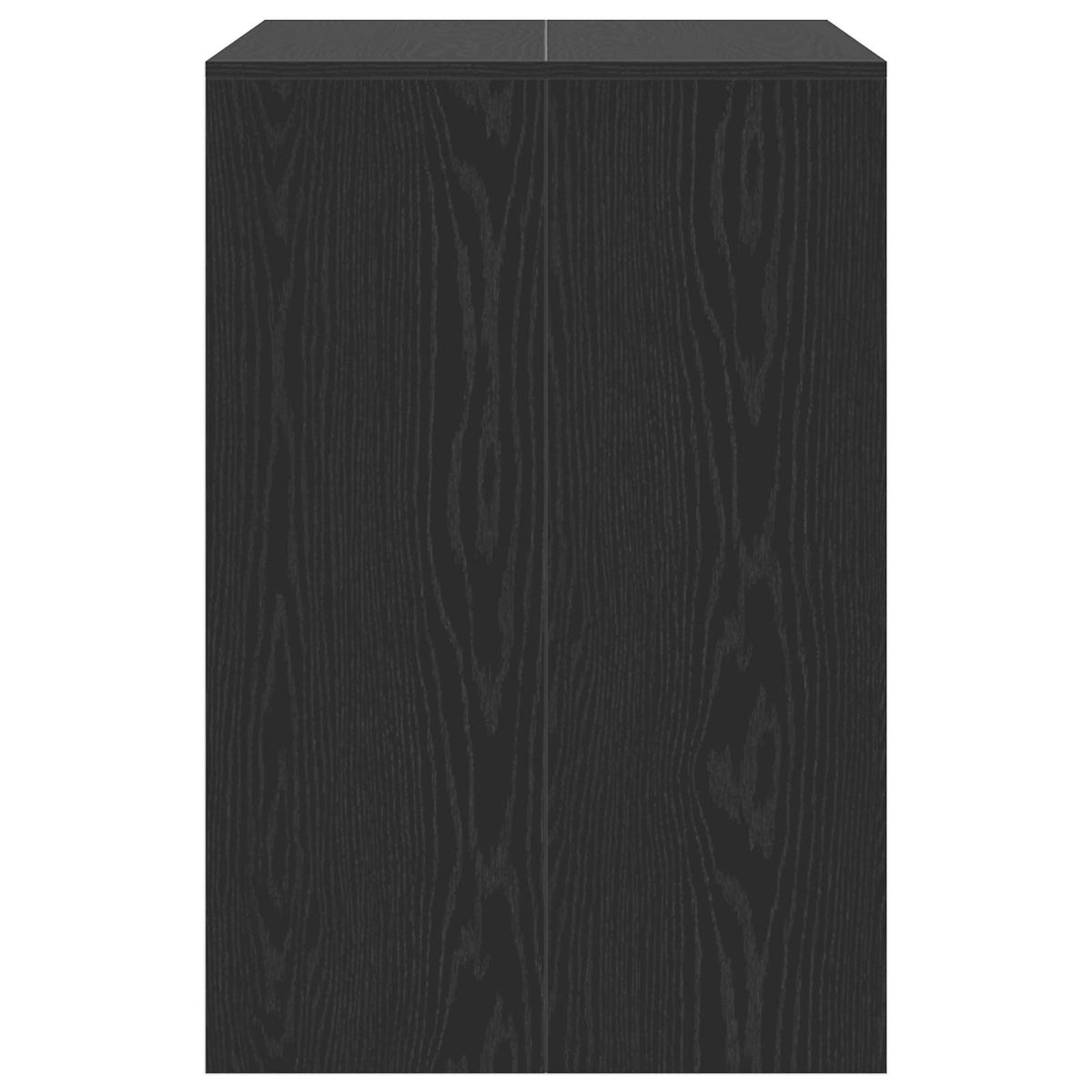 Vaskemaskin Skap Svart Eik 87 X 60 X 89 Cm Konstruert Tre