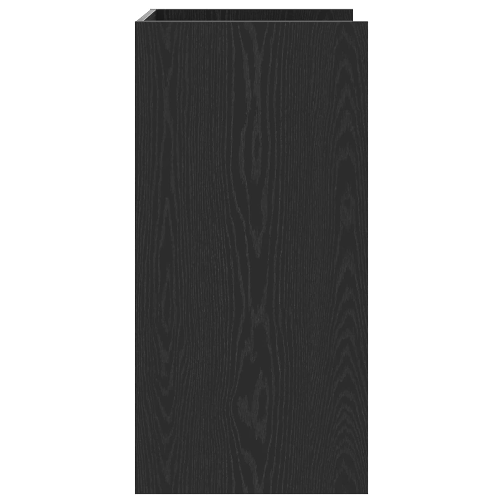 Vaskemaskin Skap Svart Eik 67,5 X 48 X 97 Cm Konstruert Tre