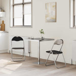 Sammenleggbart Stol 2 Pcs Svart Og Grå 48 X 43,5 X 81 Cm