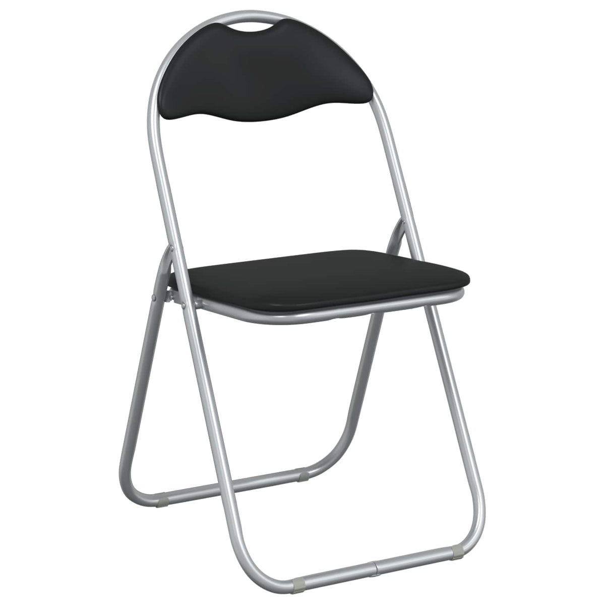 Sammenleggbart Stol 2 Pcs Svart Og Grå 48 X 43,5 X 81 Cm