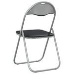 Sammenleggbart Stol 2 Pcs Svart Og Grå 48 X 43,5 X 81 Cm