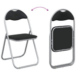 Sammenleggbart Stol 2 Pcs Svart Og Grå 48 X 43,5 X 81 Cm