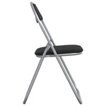 Sammenleggbart Stol 2 Pcs Svart Og Grå 48 X 43,5 X 81 Cm