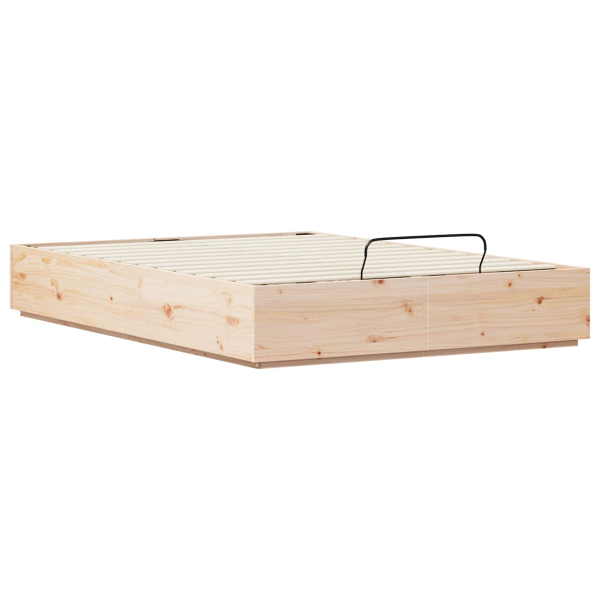 Ottoman Sengeramme Naturlig 140 X 200 Cm Massiv Furu