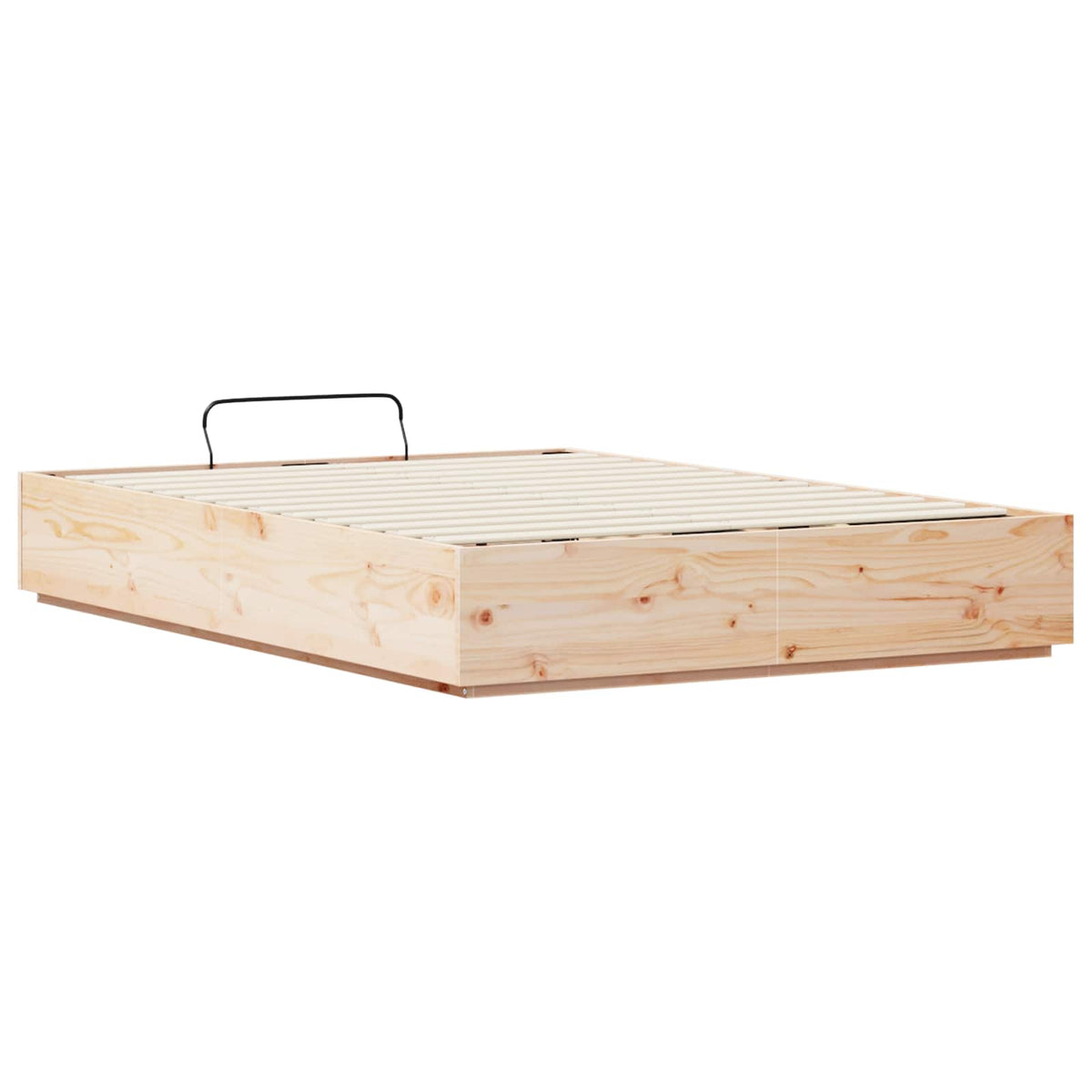 Ottoman Sengeramme Naturlig 140 X 200 Cm Massiv Furu