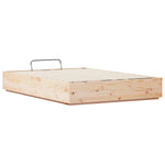 Ottoman Sengeramme Naturlig 140 X 200 Cm Massiv Furu