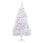 Kunstig Sammensatt Juletre Med 300 Led Hvit 180 Cm Pvc Og Stål
