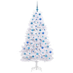 Kunstig Sammensatt Juletre Med 300 Led Hvit 180 Cm Pvc Og Stål